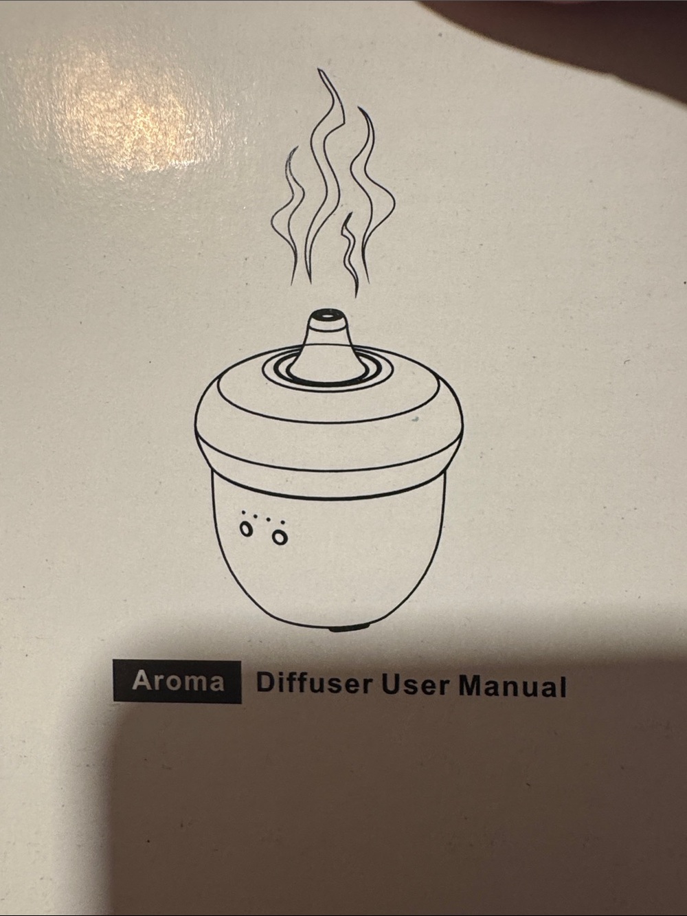 Wanderlust Wood look, plastic Aroma Diffuser - Dark Brown